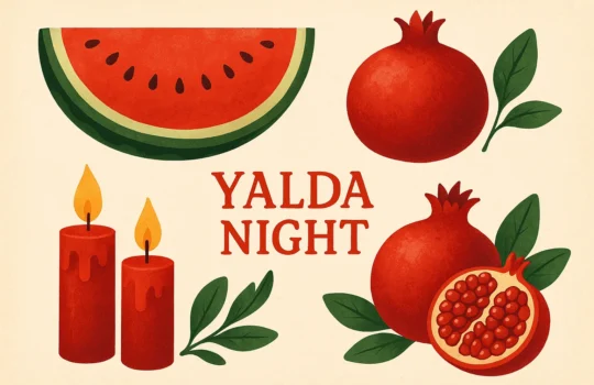 مکالمه انگلیسی شب یلدا